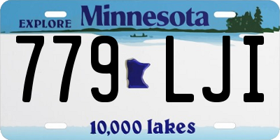 MN license plate 779LJI