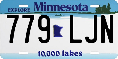 MN license plate 779LJN