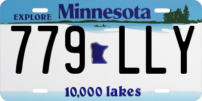 MN license plate 779LLY