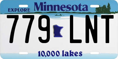 MN license plate 779LNT