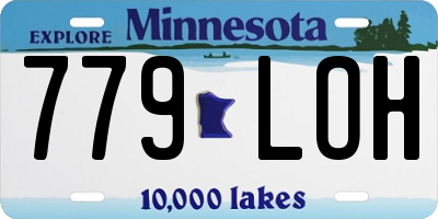 MN license plate 779LOH
