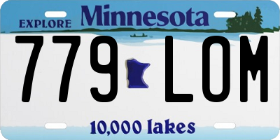 MN license plate 779LOM