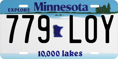 MN license plate 779LOY