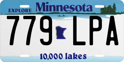 MN license plate 779LPA