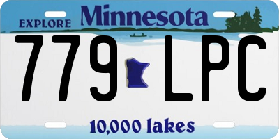 MN license plate 779LPC