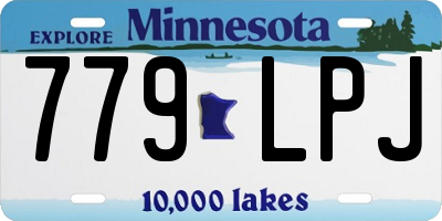 MN license plate 779LPJ