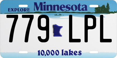 MN license plate 779LPL
