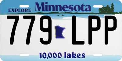 MN license plate 779LPP