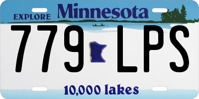 MN license plate 779LPS