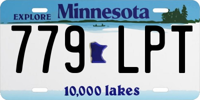 MN license plate 779LPT