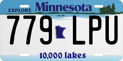 MN license plate 779LPU