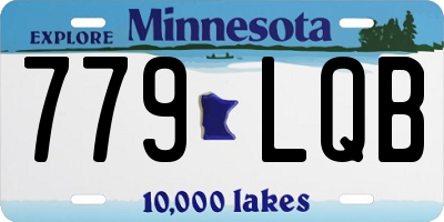 MN license plate 779LQB