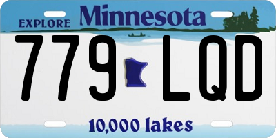 MN license plate 779LQD