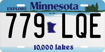 MN license plate 779LQE