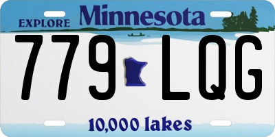 MN license plate 779LQG