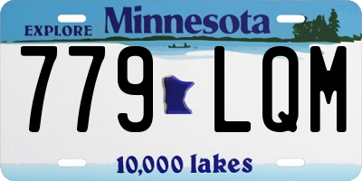 MN license plate 779LQM