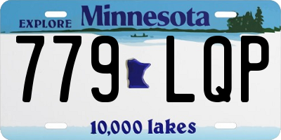 MN license plate 779LQP
