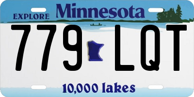 MN license plate 779LQT