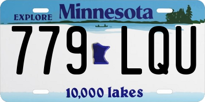 MN license plate 779LQU