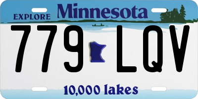 MN license plate 779LQV