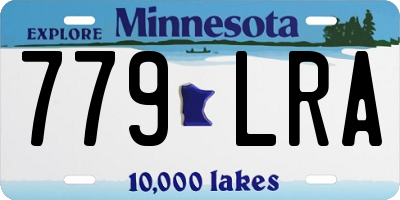 MN license plate 779LRA