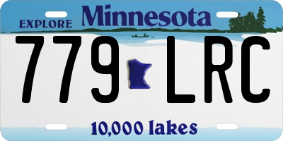 MN license plate 779LRC