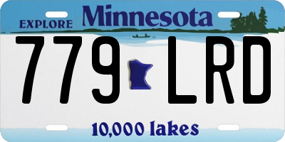 MN license plate 779LRD