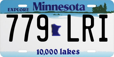 MN license plate 779LRI