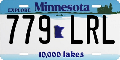 MN license plate 779LRL