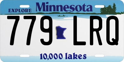 MN license plate 779LRQ