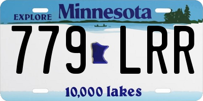 MN license plate 779LRR