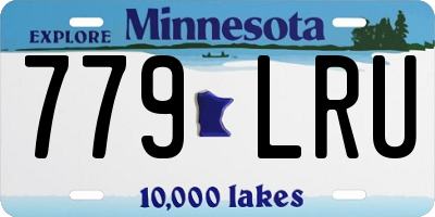 MN license plate 779LRU