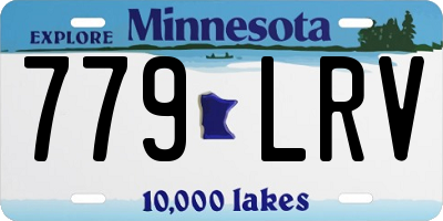 MN license plate 779LRV