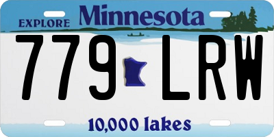 MN license plate 779LRW
