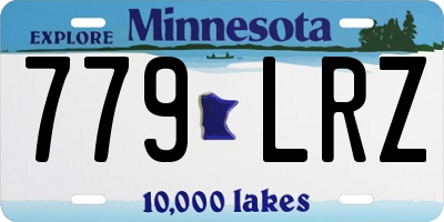 MN license plate 779LRZ