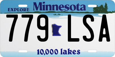 MN license plate 779LSA