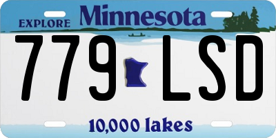 MN license plate 779LSD