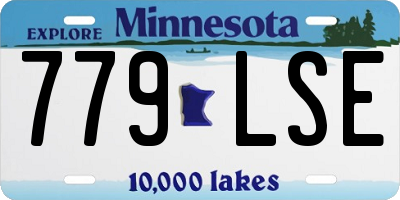 MN license plate 779LSE