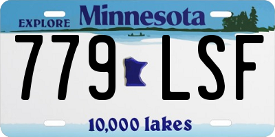 MN license plate 779LSF