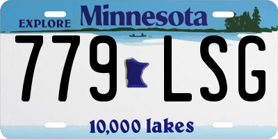 MN license plate 779LSG