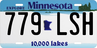 MN license plate 779LSH