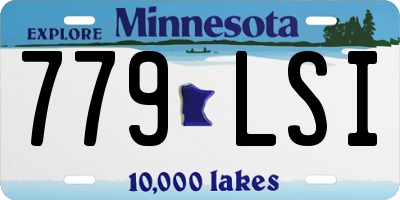 MN license plate 779LSI