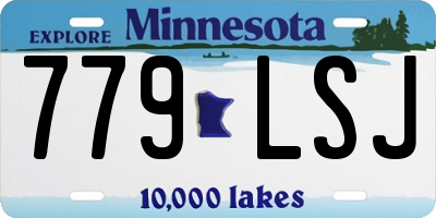 MN license plate 779LSJ