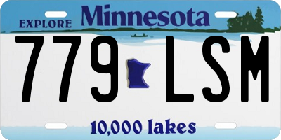MN license plate 779LSM