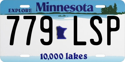 MN license plate 779LSP