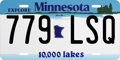 MN license plate 779LSQ