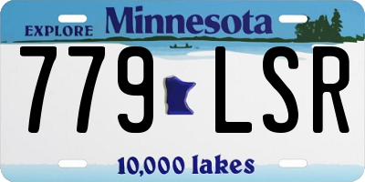 MN license plate 779LSR