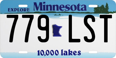 MN license plate 779LST
