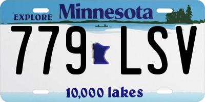 MN license plate 779LSV