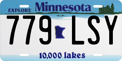 MN license plate 779LSY